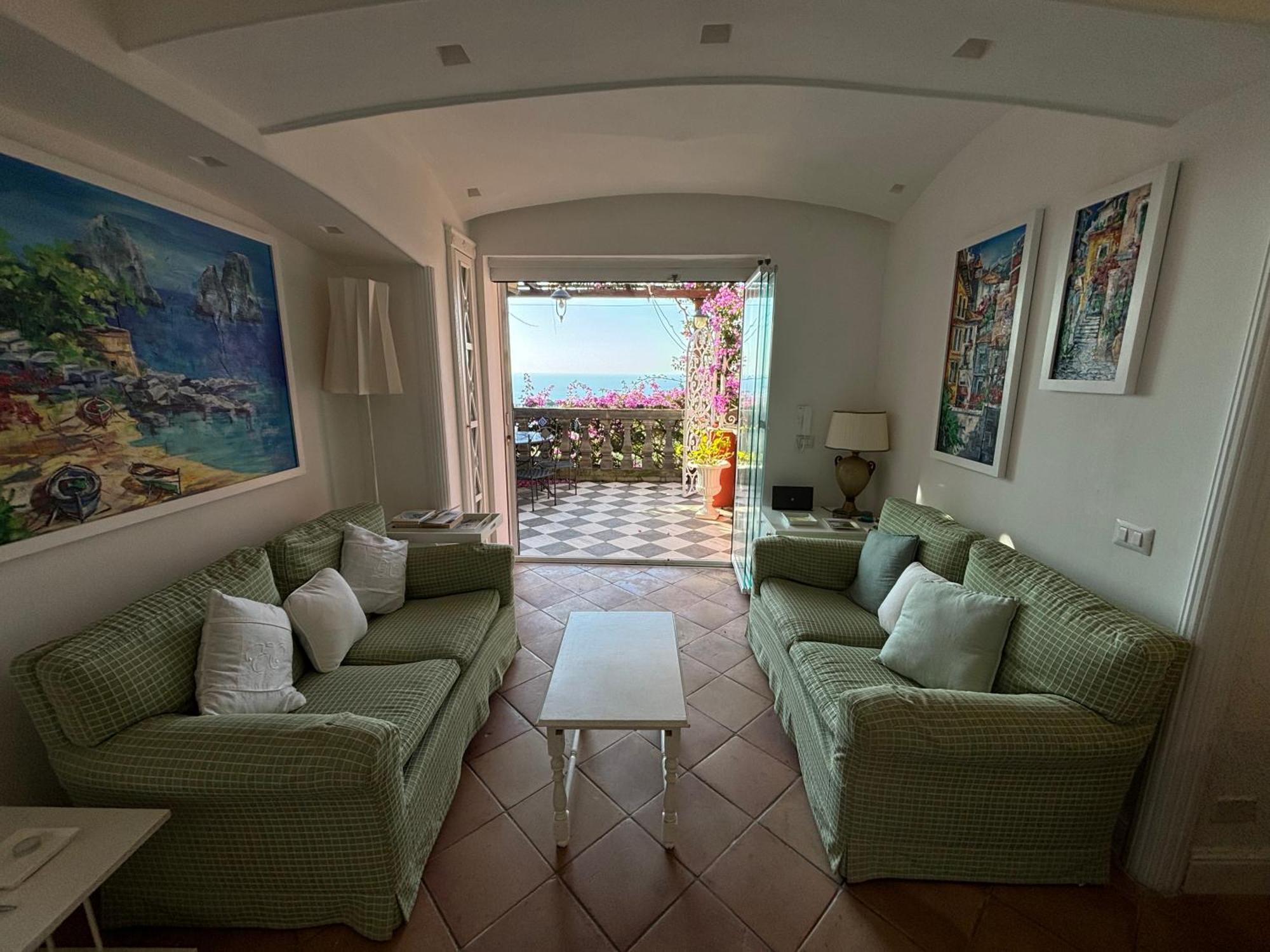 Luxury House In Villa Pompeiana Via Camerelle Con Terrazza Vista Mare Capri Ngoại thất bức ảnh